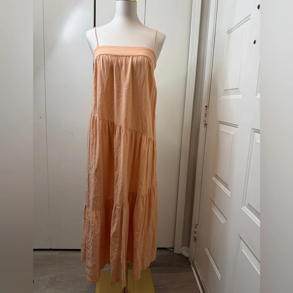 Abercrombie & Fitch Peach Maxi Dress
